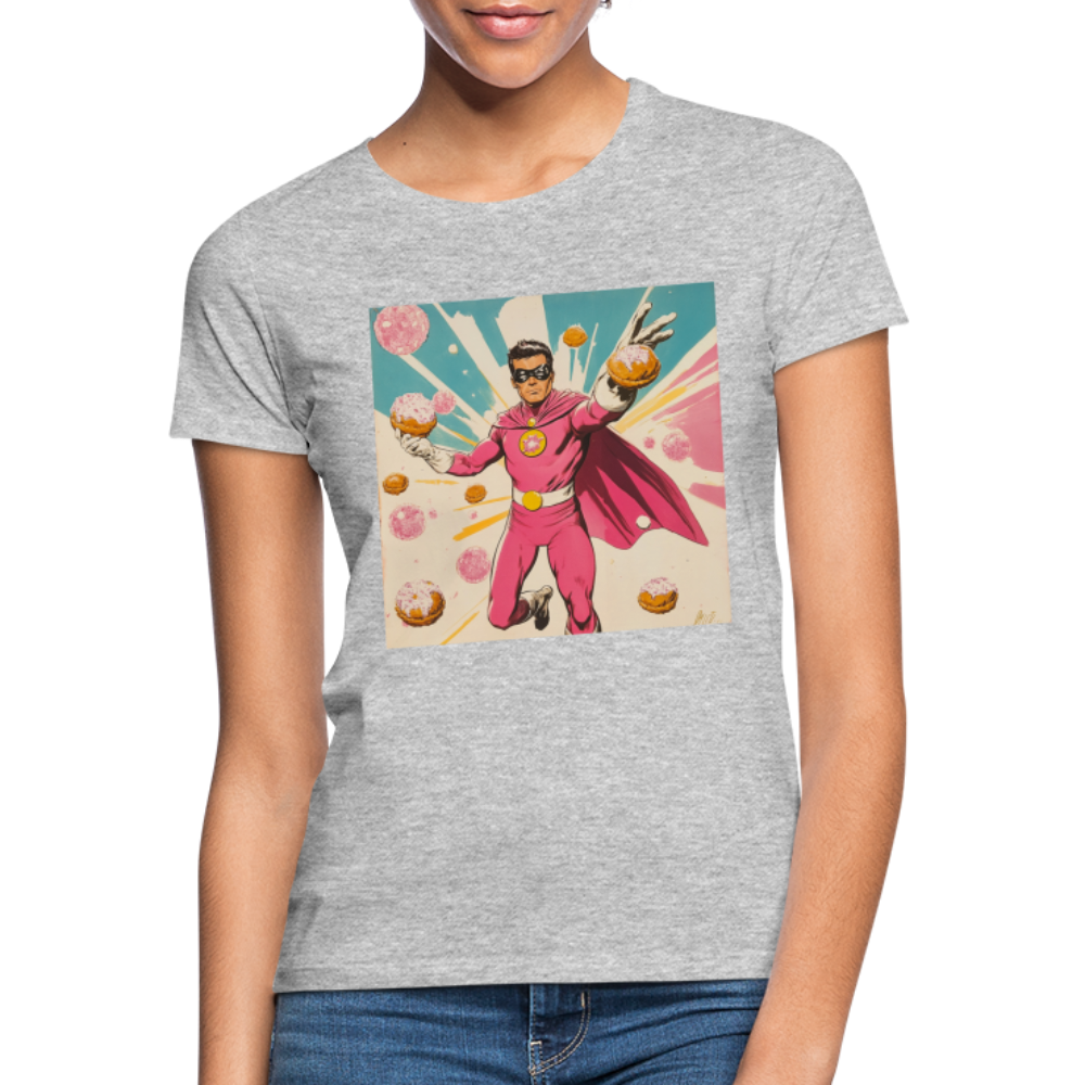 Frosting-Fury, T-shirt dam - gråmelerad