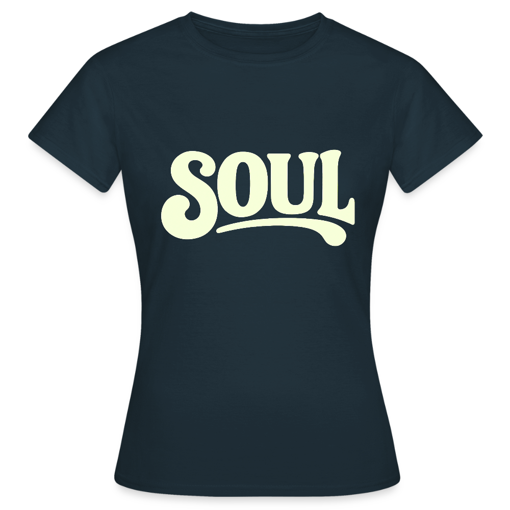All About Soul, T-shirt dam - marinblå