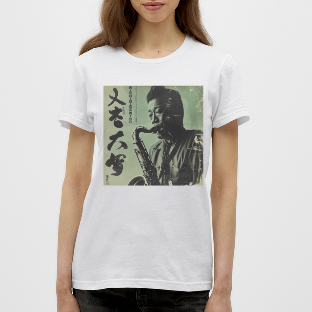 Live Mount Fuji Jazzcafé , T-shirt dam - vit