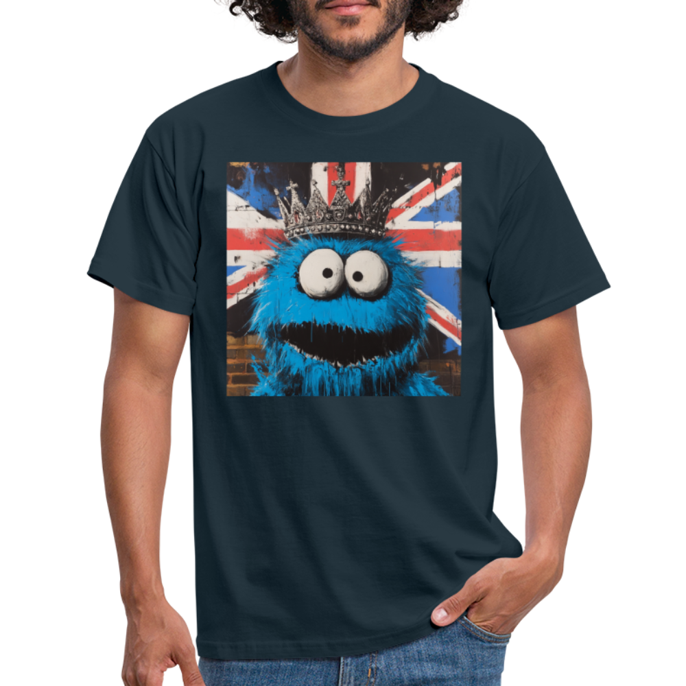 Monsters & Monarchs, T-shirt herr - marinblå