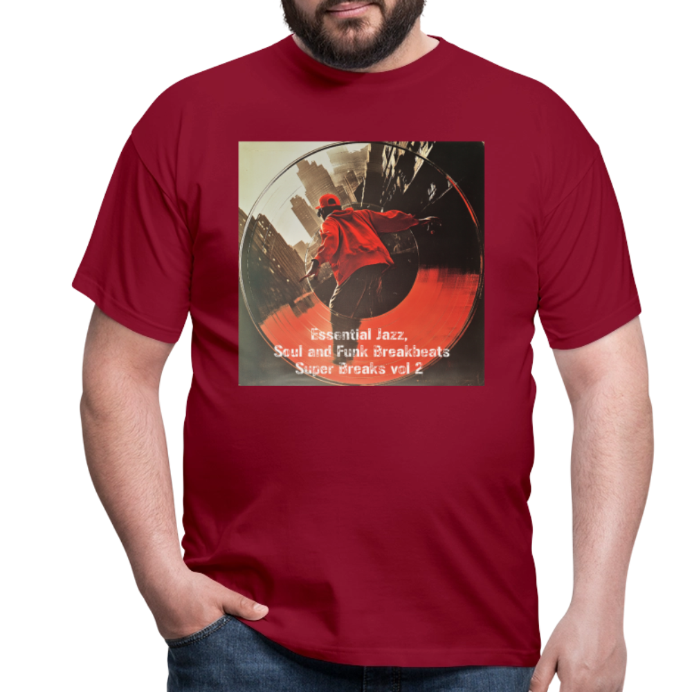Super Breaks vol 2, T-shirt herr - tegelröd