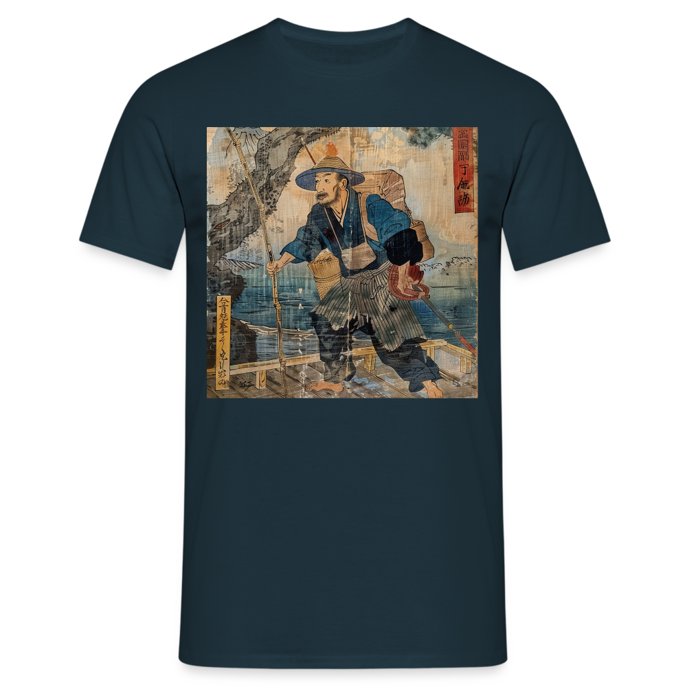Fiskaren som bytte karriär, T-shirt herr - marinblå