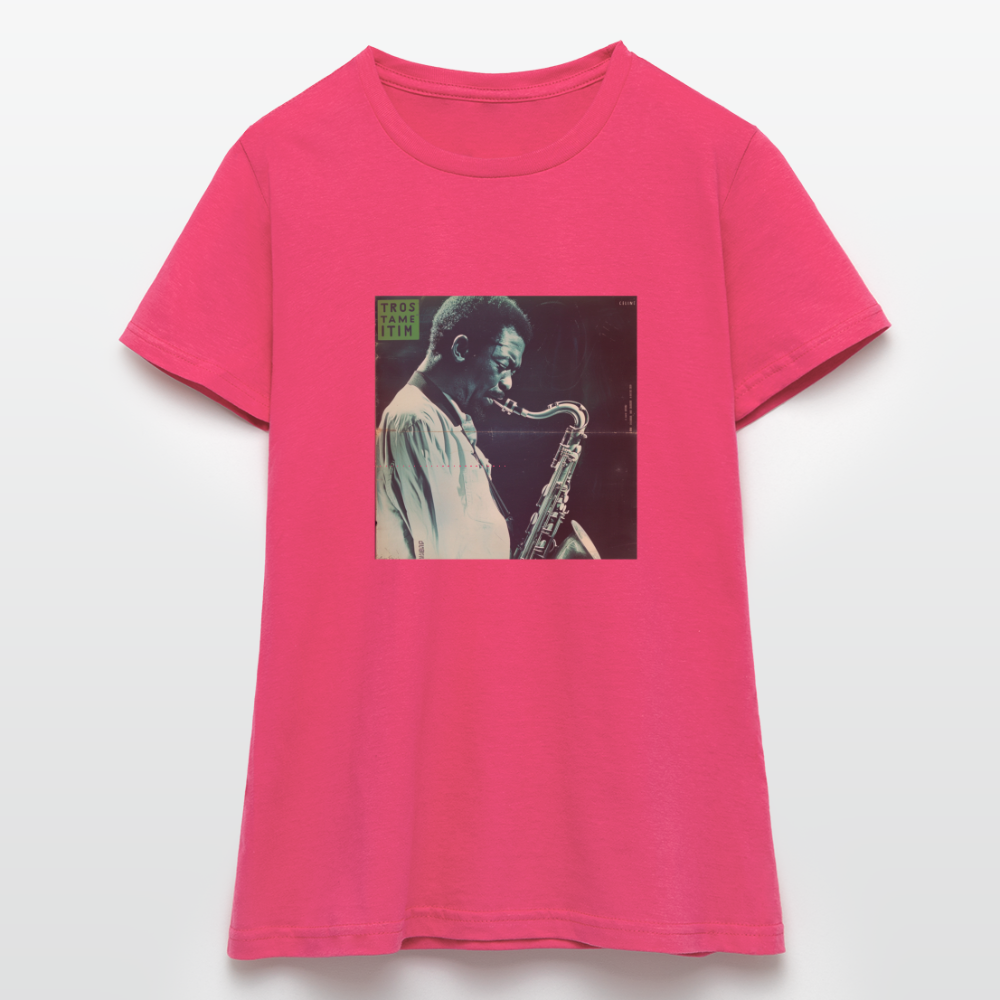 Gåtfull figur i jazzens underground, T-shirt dam - azalea