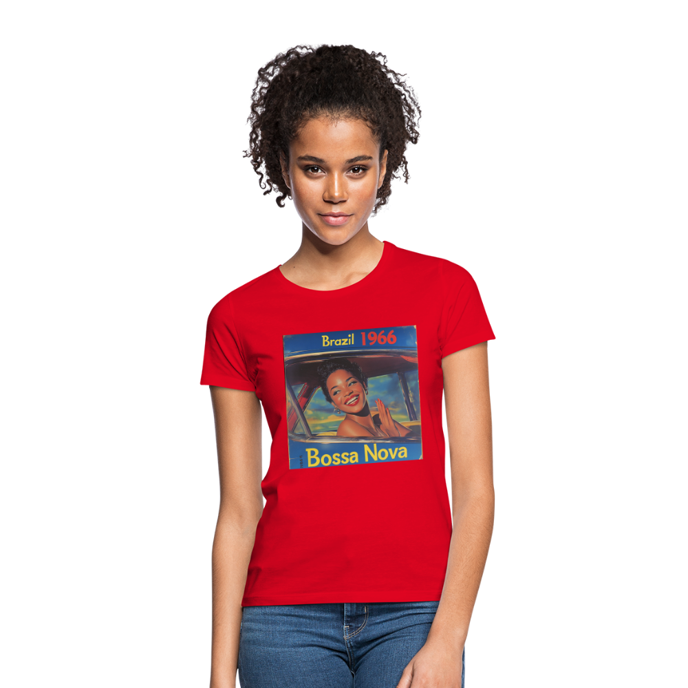 Isabela Costa, brazil 1966, T-shirt dam - röd