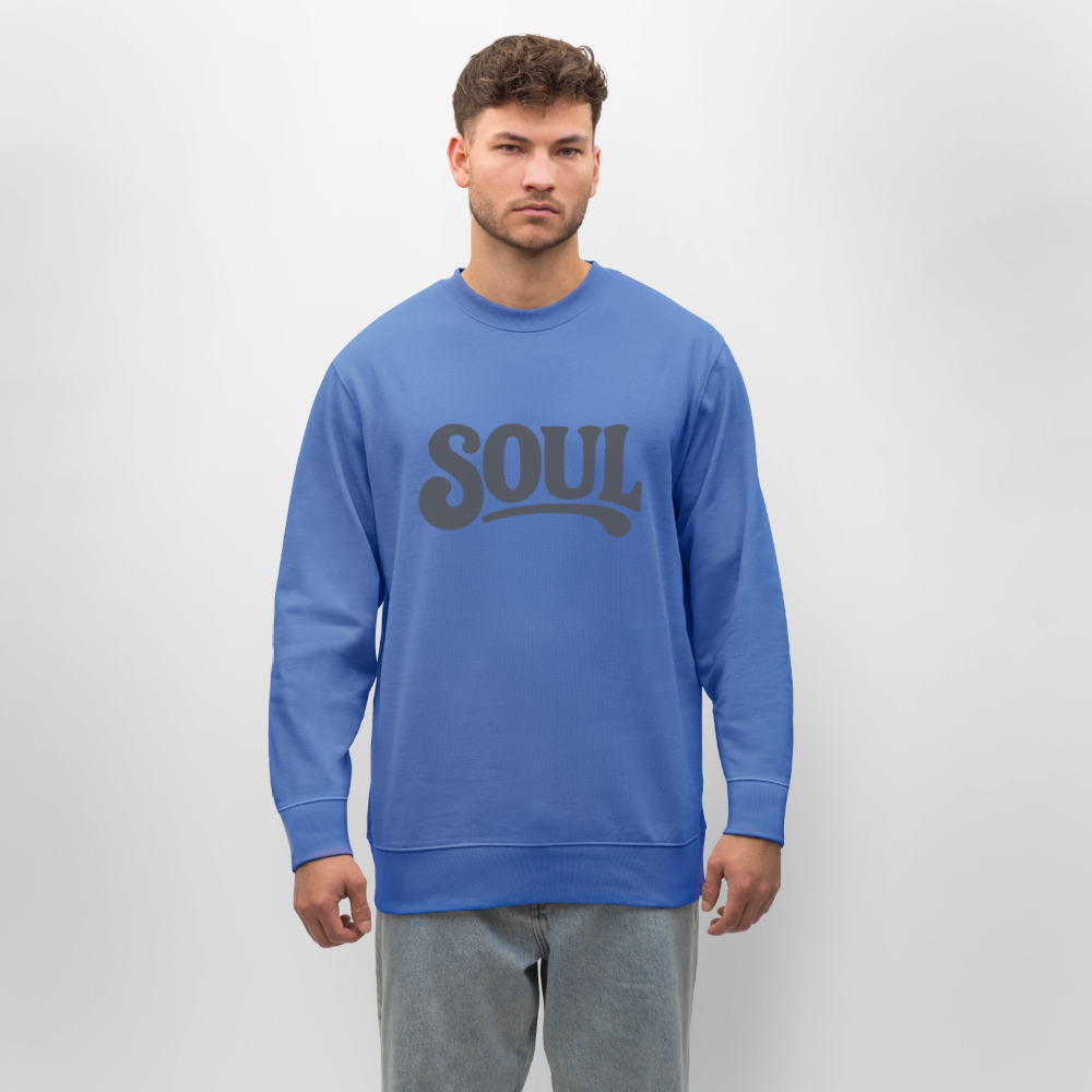 All About Soul, Ekologisk sweatshirt CHANGER unisex från Stanley/Stella - blå