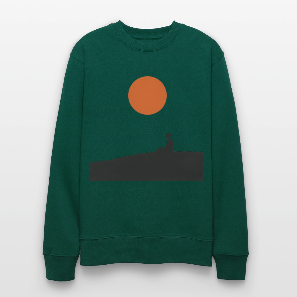 Under the sun, Ekologisk sweatshirt CHANGER unisex från Stanley/Stella - skogsgrön