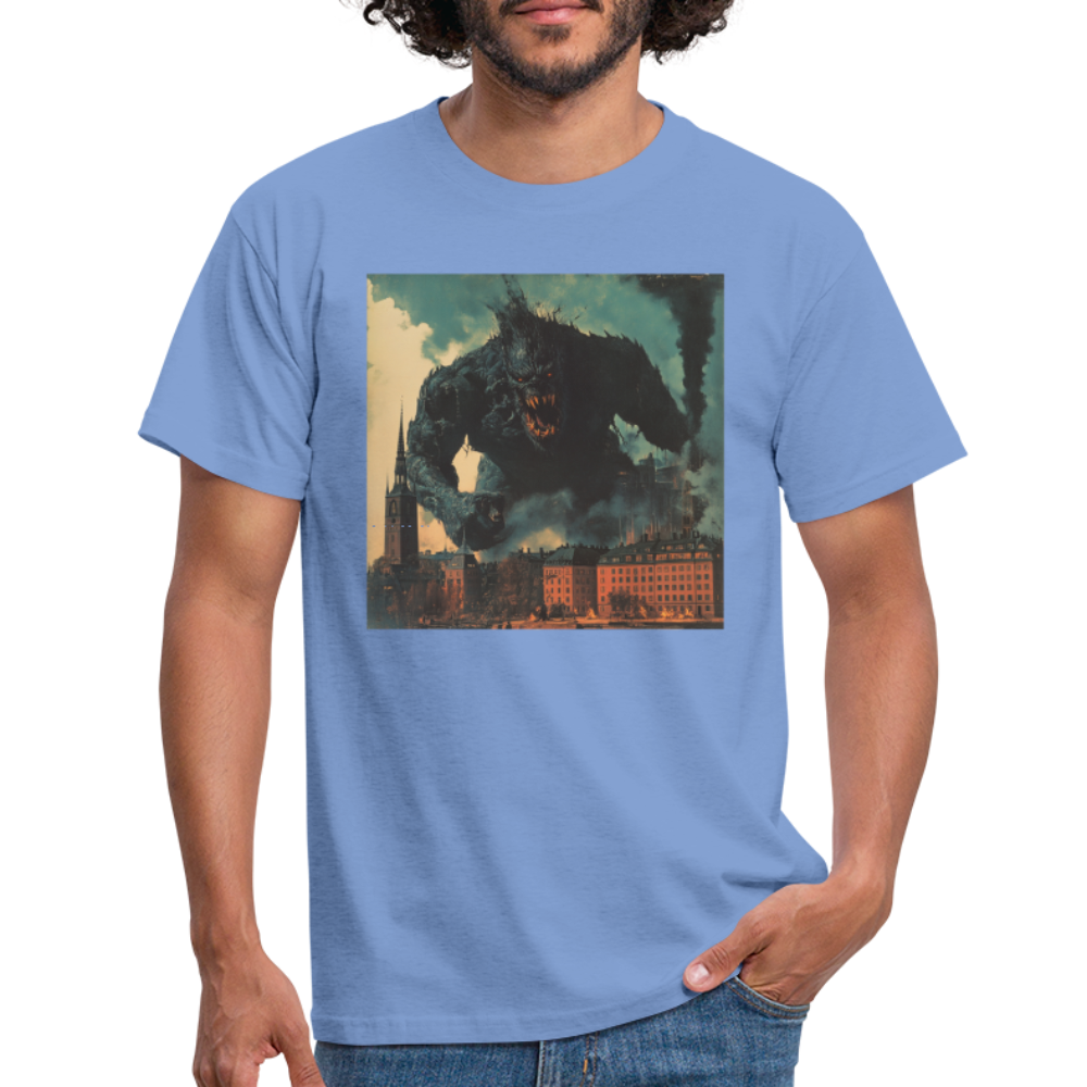 Helvetesstorm över Staden, T-shirt herr - carolina blue