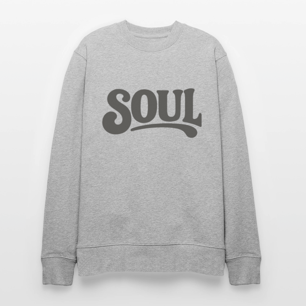 All About Soul, Ekologisk sweatshirt CHANGER unisex från Stanley/Stella - gråmelerad