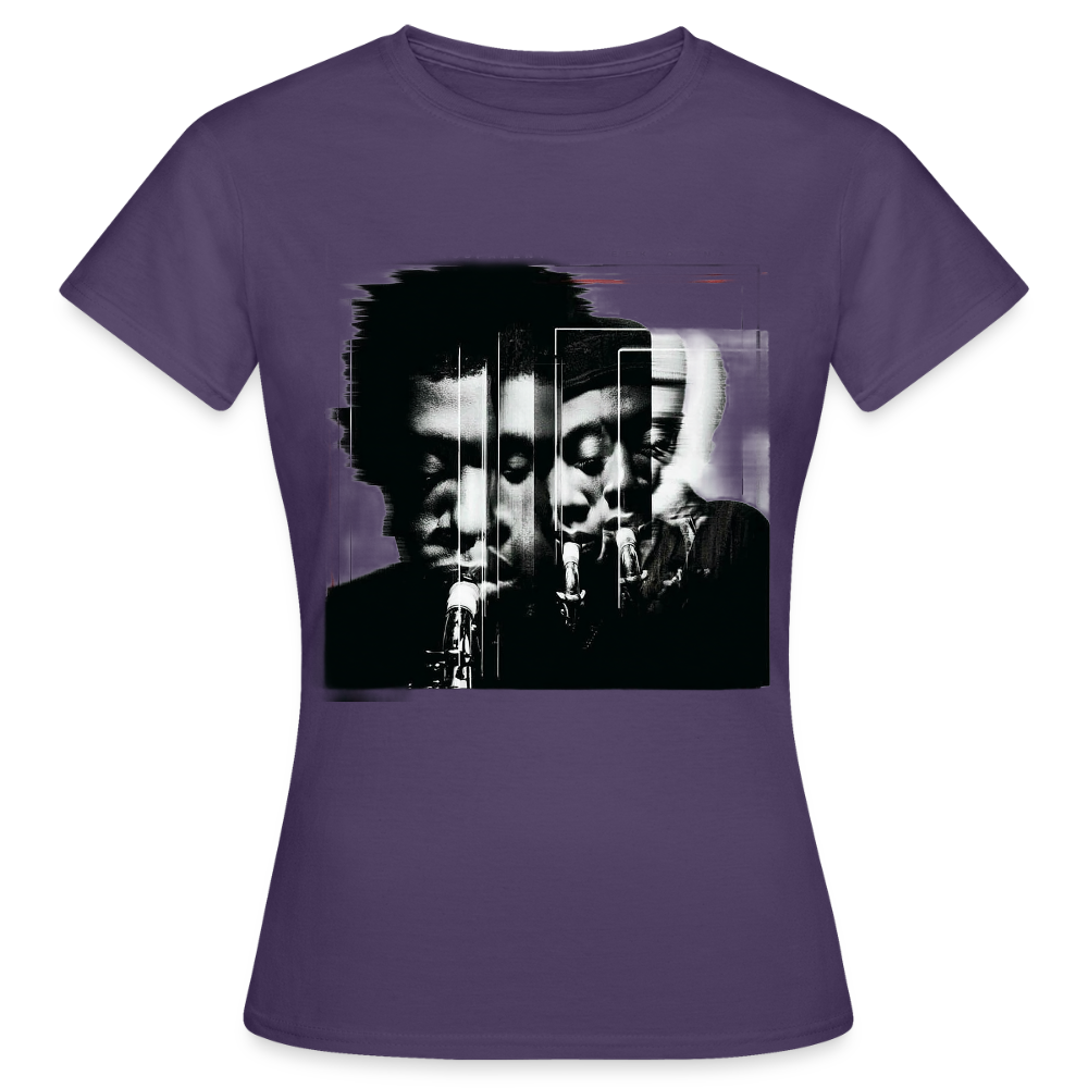 Between Breaths, T-shirt dam - mörklila