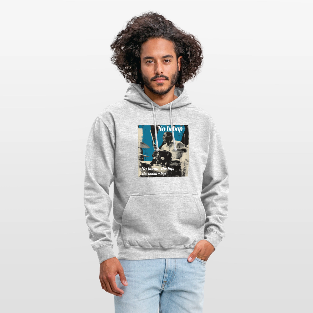 Push It Bebop, Luvtröja unisex - ljusgråmelerad