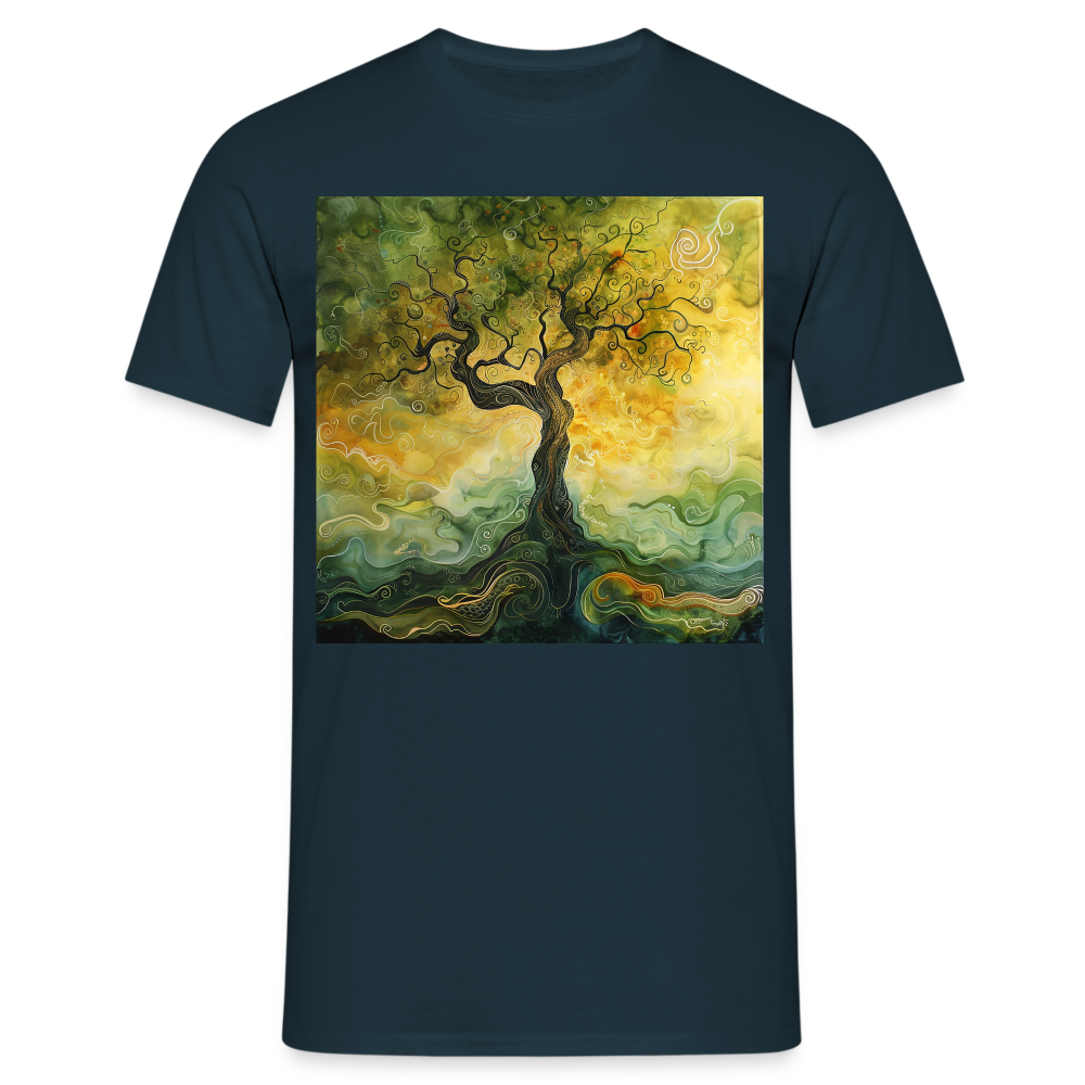 Trädets visdom, T-shirt herr - marinblå