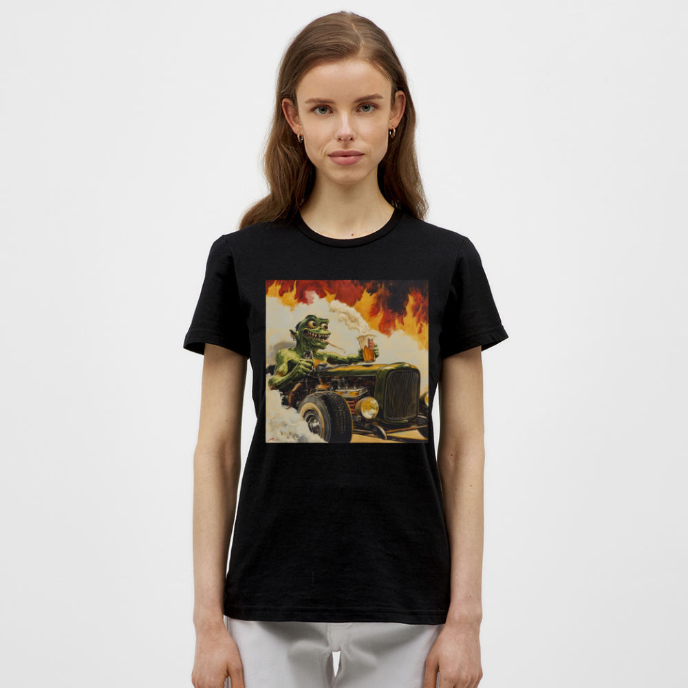 Ragg-Rex, T-shirt dam - svart