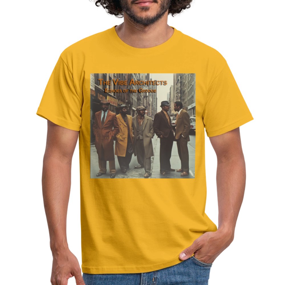 The Vibe Architects, T-shirt herr - gul