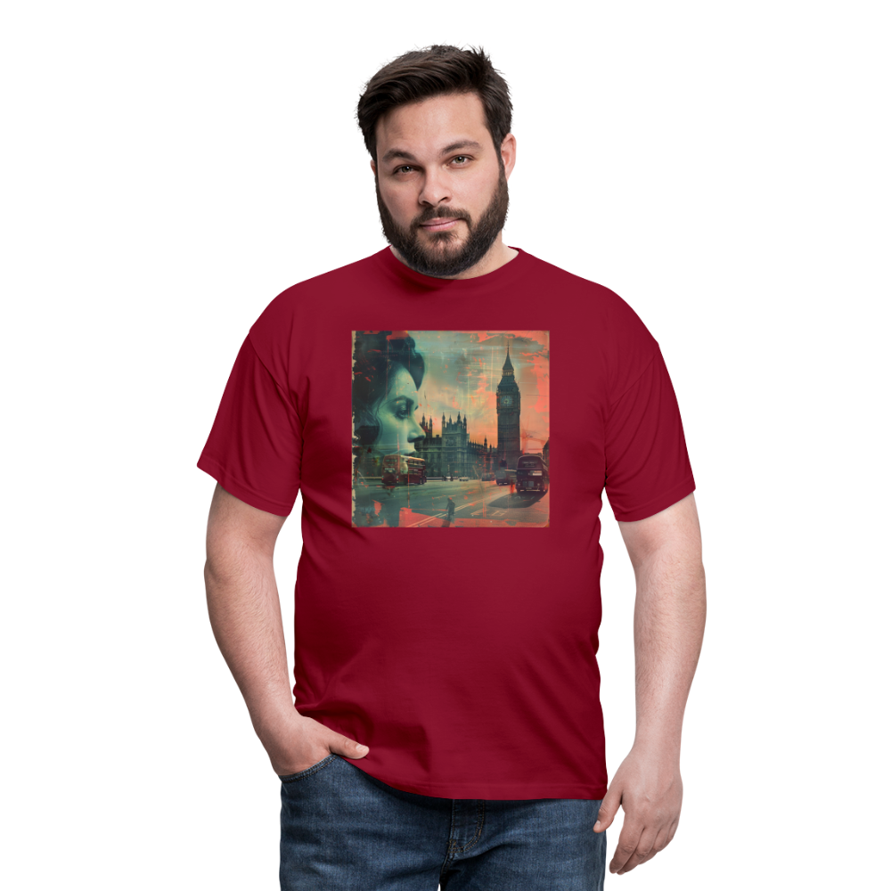 The Beat of London, T-shirt herr - tegelröd