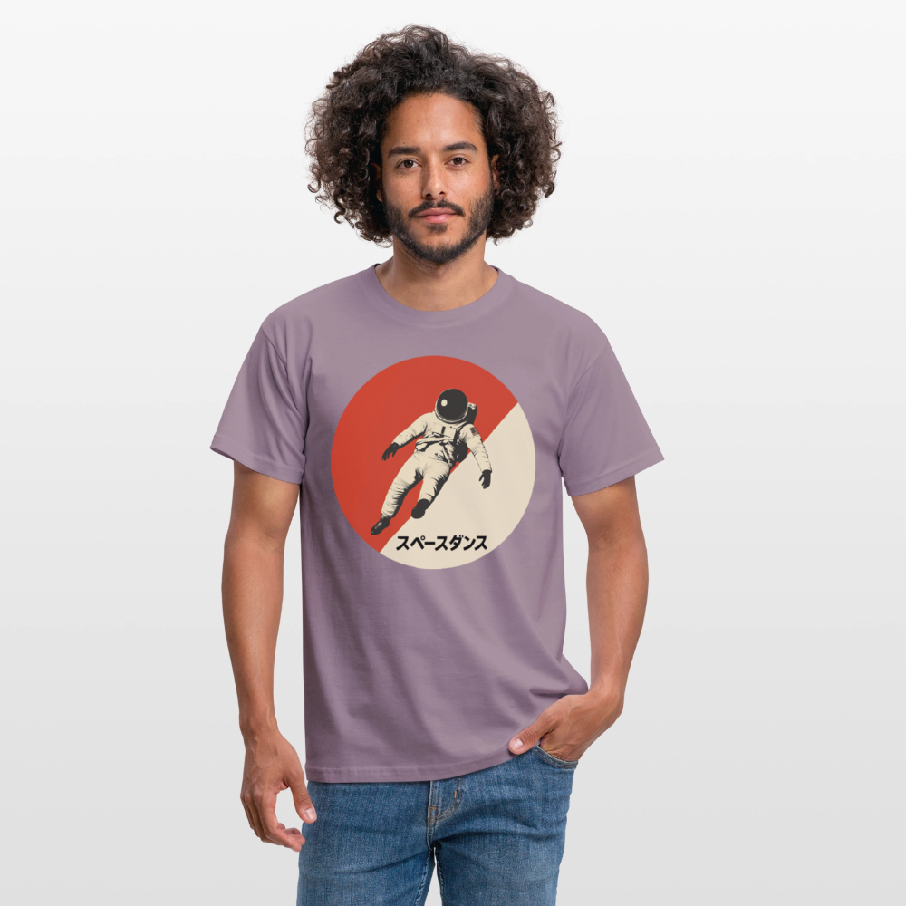 Space Dance, T-shirt unisex - lilagrå