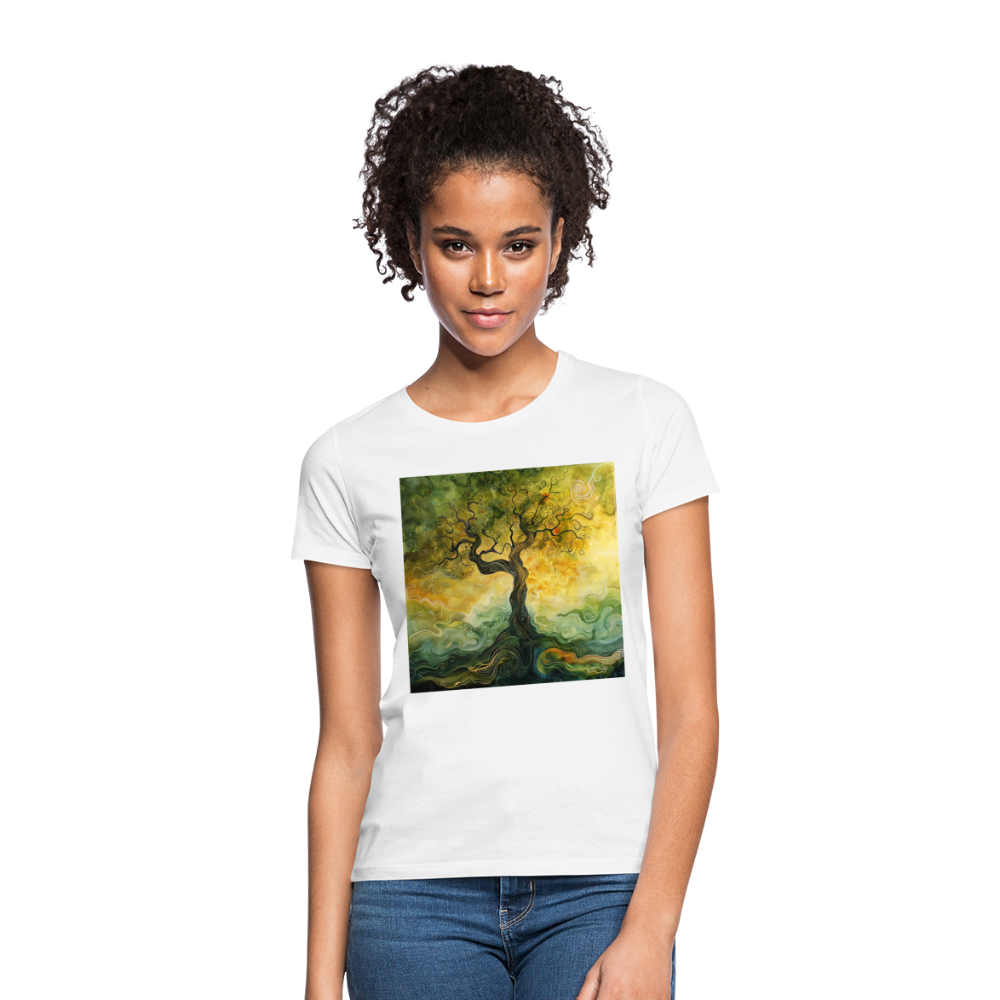 Trädets visdom, T-shirt dam - vit