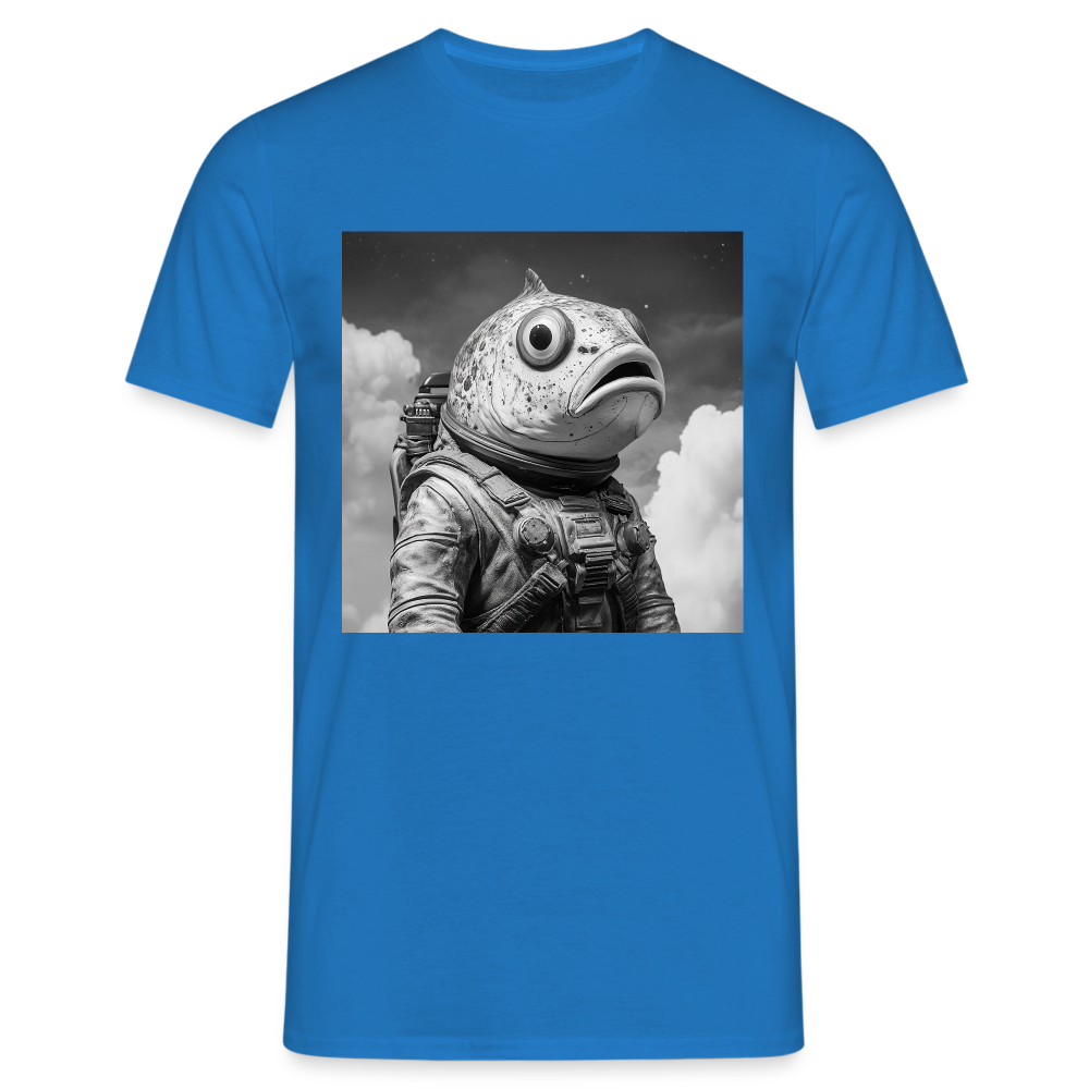 En ensam simtur i universum, T-shirt herr - kungsblå