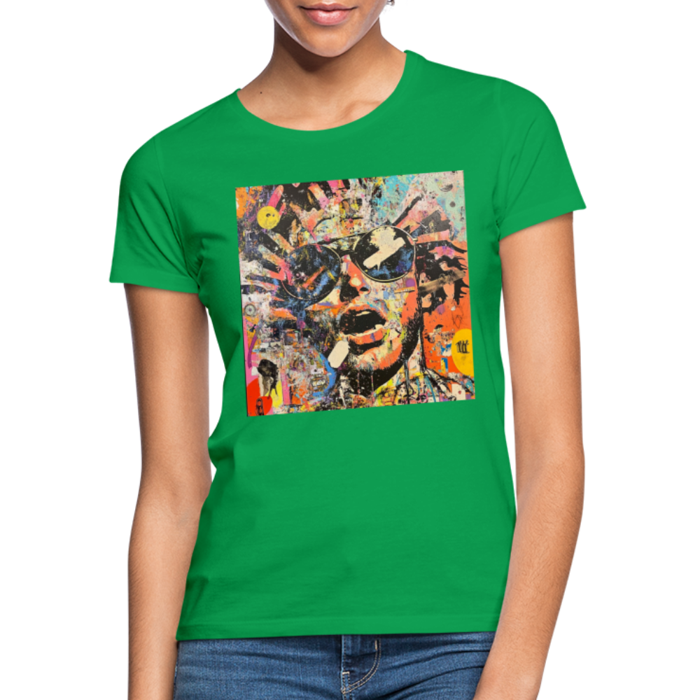 Cosmic Soul Groove, T-shirt dam - kellygrön