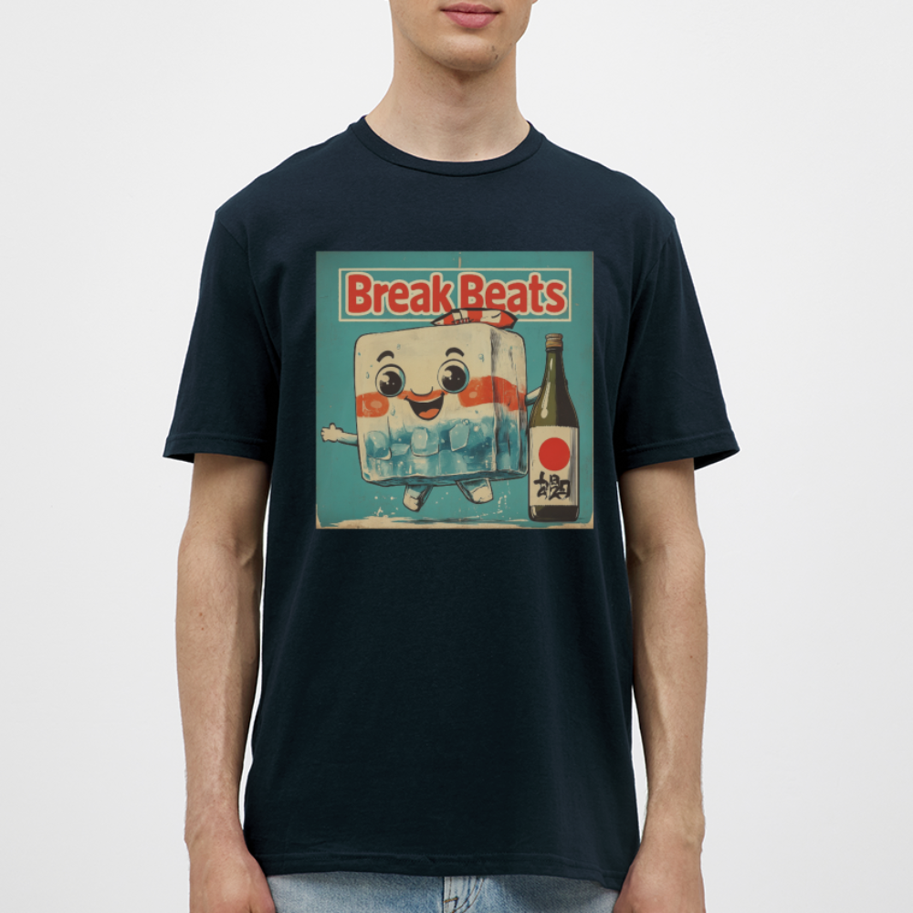 Nippon Break Beats, T-shirt herr - marinblå