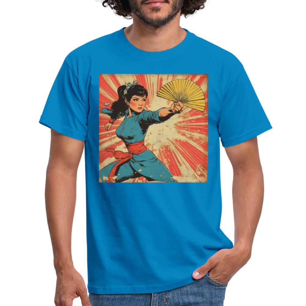 Solfjädern, T-shirt herr - kungsblå