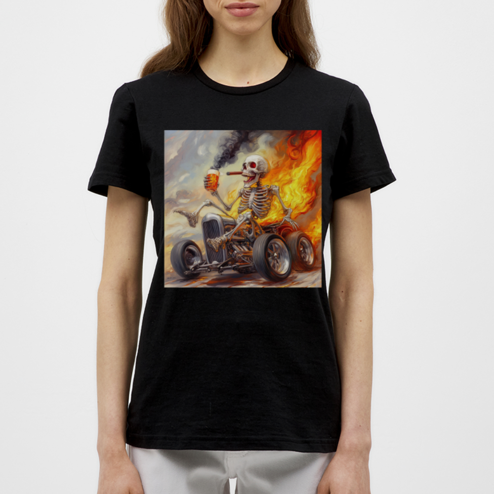 Knekta Krash, T-shirt dam - svart