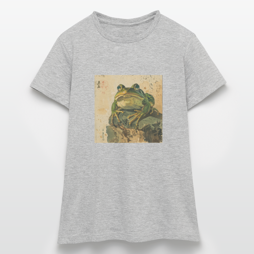 Grodan i Skymningen, T-shirt dam - gråmelerad
