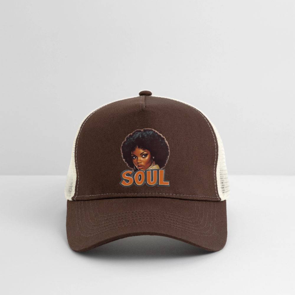 Soulful Vibes, Trucker Cap - brun/beige