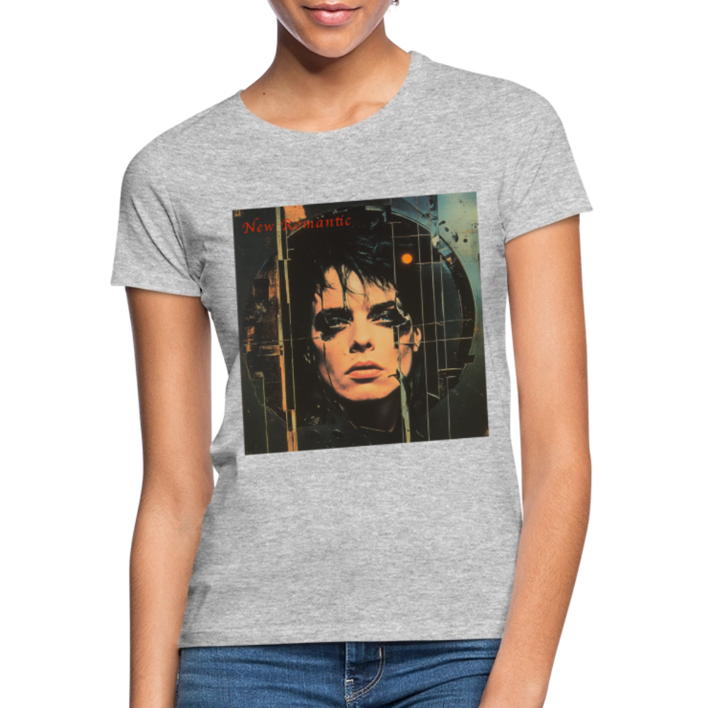 New Romance, T-shirt dam - gråmelerad