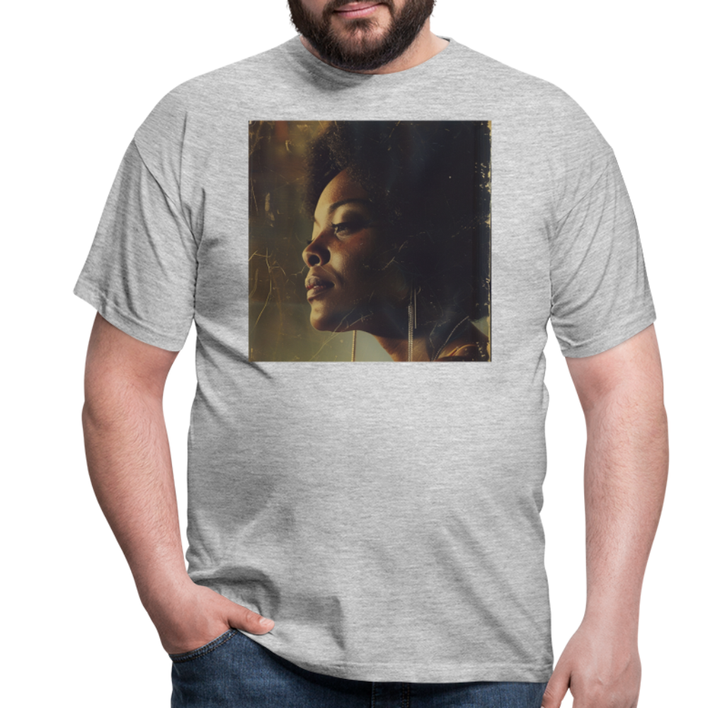 Echoes of Blue, T-shirt herr - gråmelerad