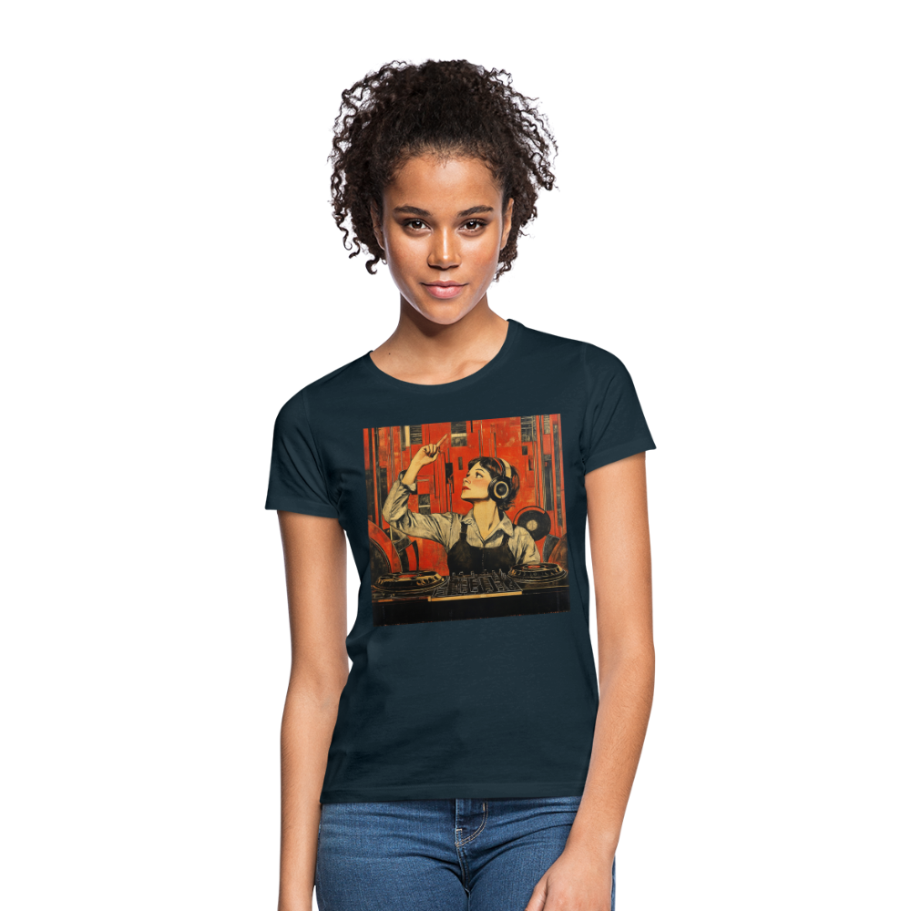 Revolutionens Rytm, T-shirt dam - marinblå