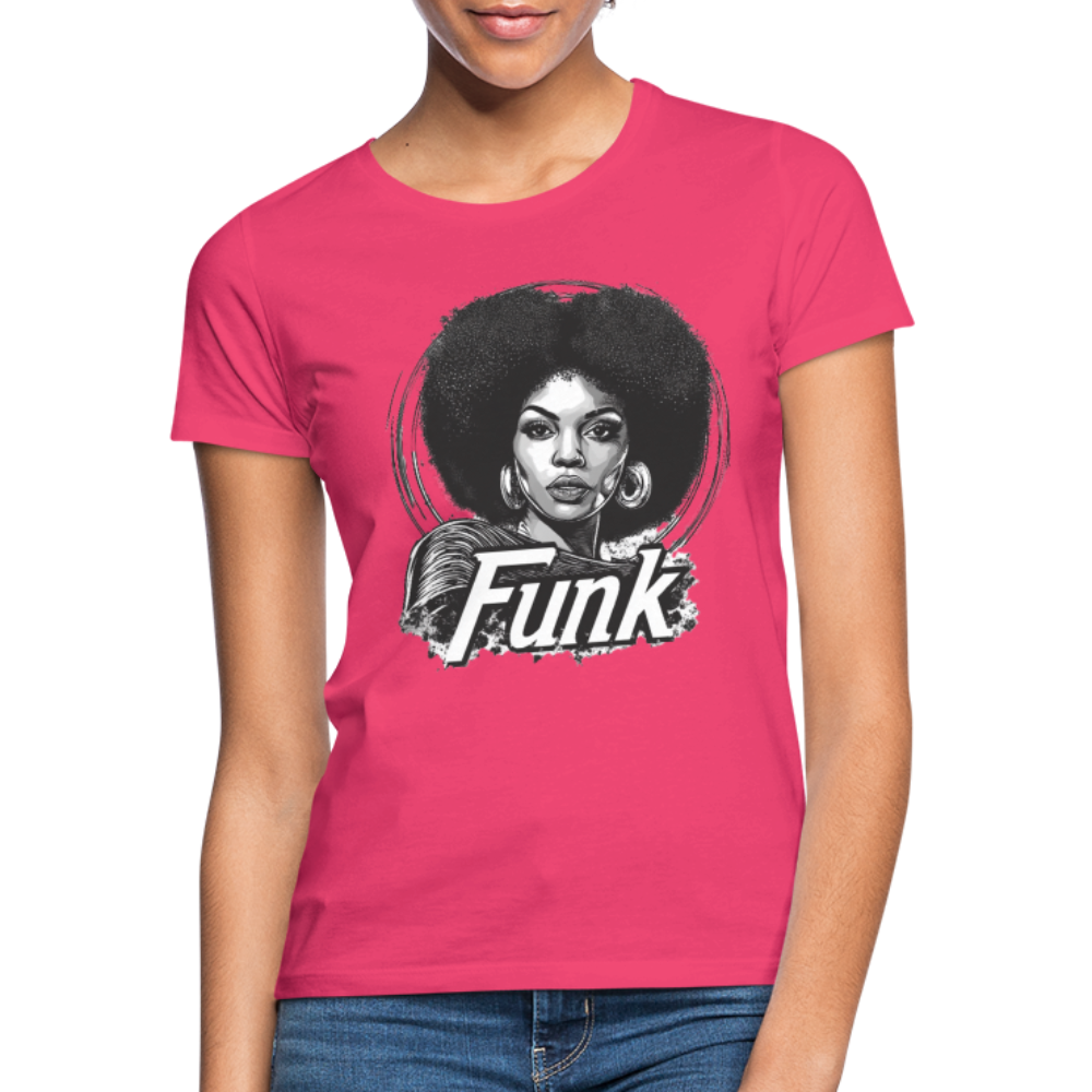 Funk Queen: Power in Motion (transparent bakgrund), T-shirt dam - azalea
