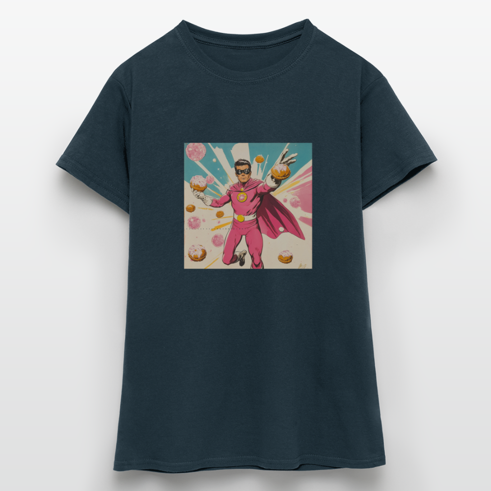 Frosting-Fury, T-shirt dam - marinblå