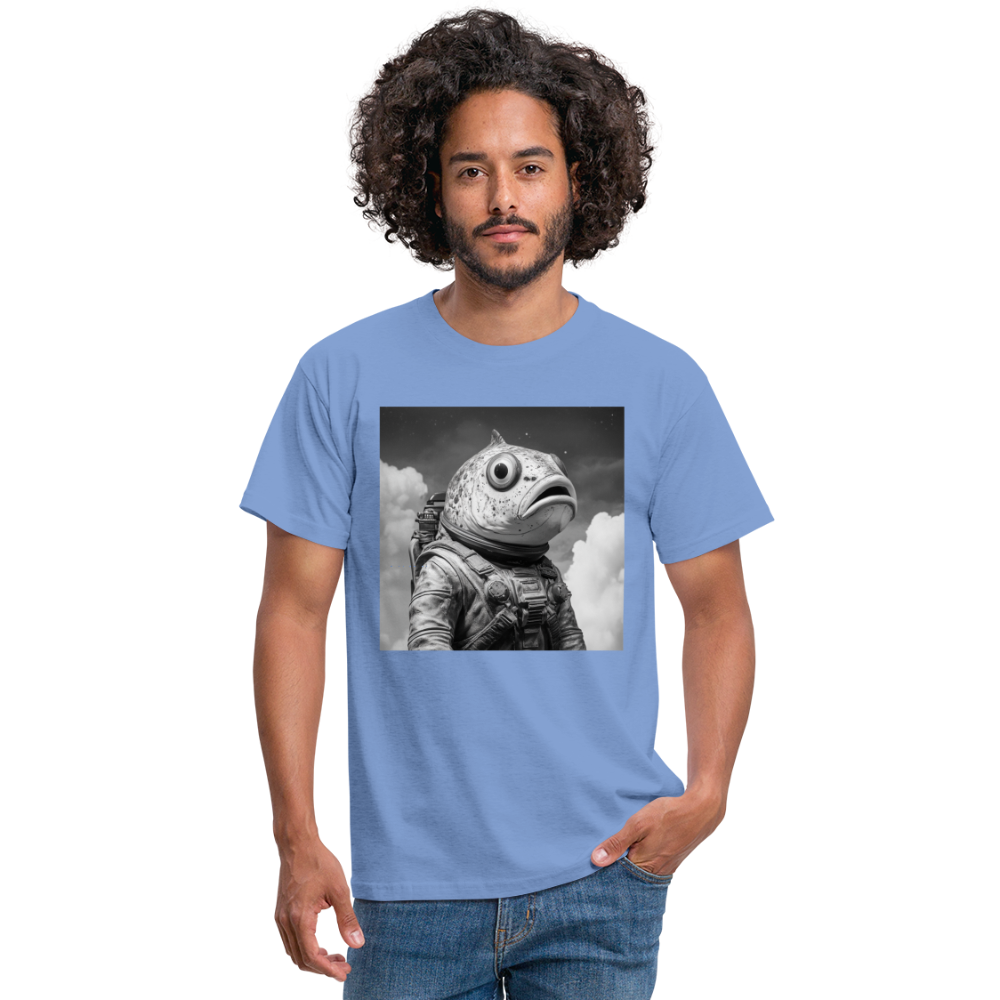En ensam simtur i universum, T-shirt herr - carolina blue