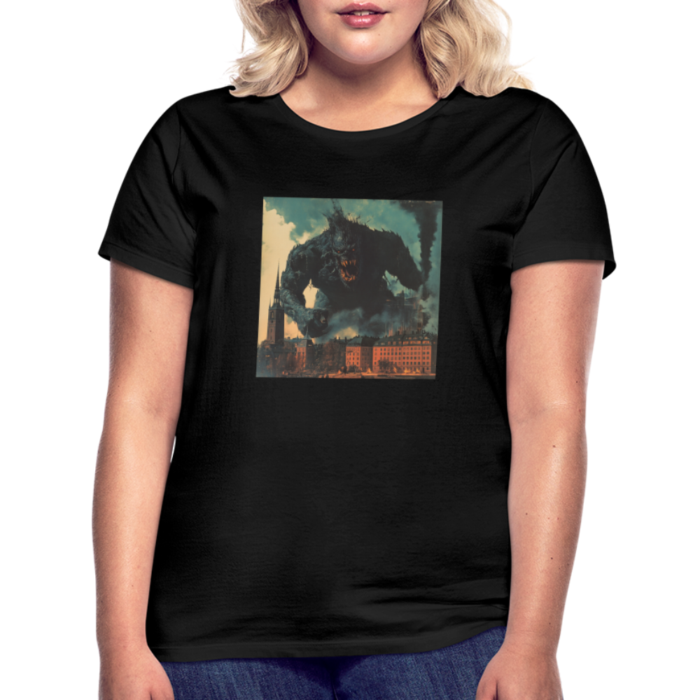 Helvetesstorm över Staden, T-shirt dam - svart