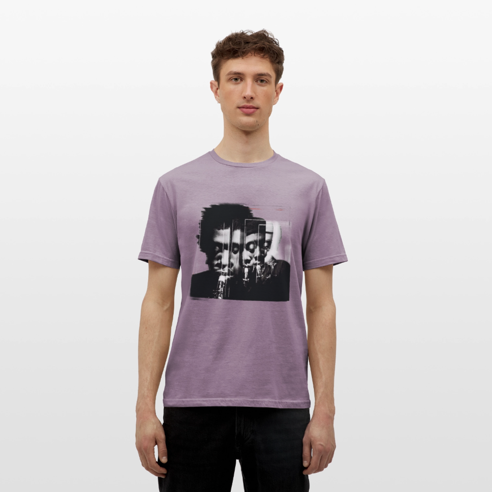 Between Breaths, T-shirt herr - lilagrå