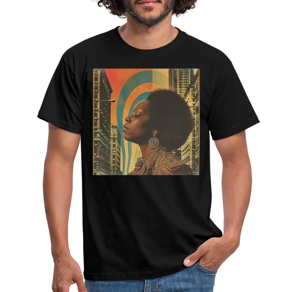 Jazz in the Moonlight, T-shirt herr - svart