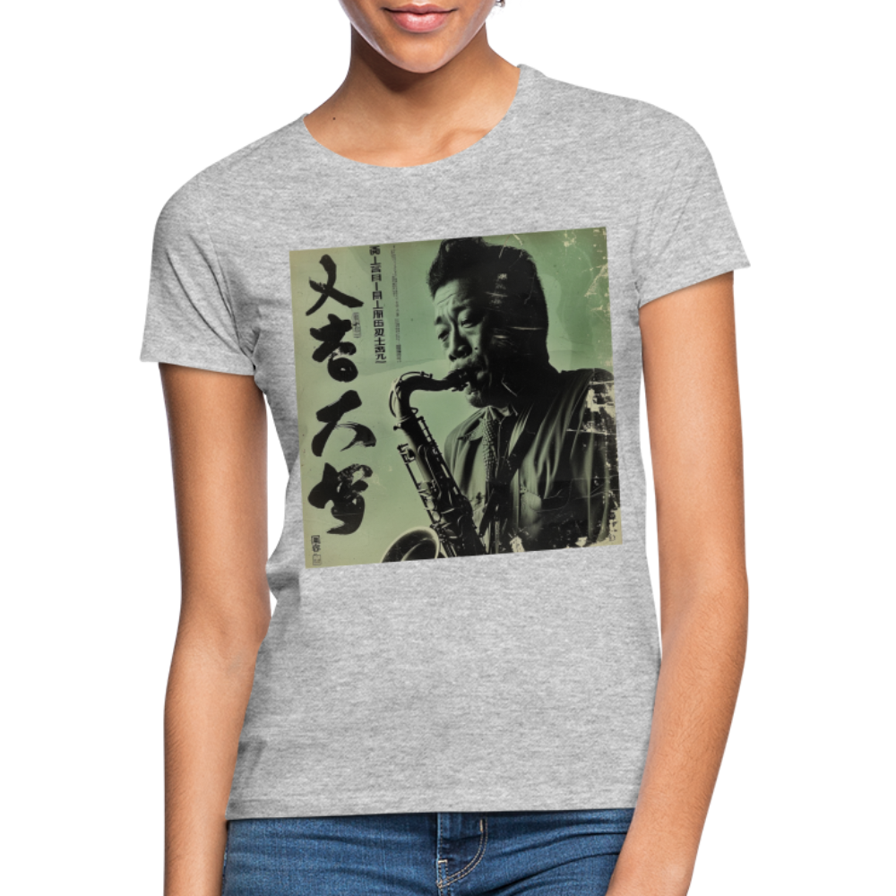 Live Mount Fuji Jazzcafé , T-shirt dam - gråmelerad