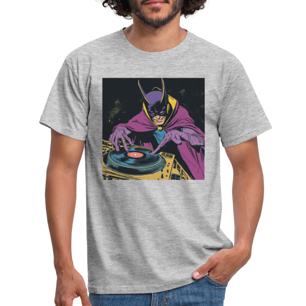 Purple Pulse, T-shirt herr - gråmelerad