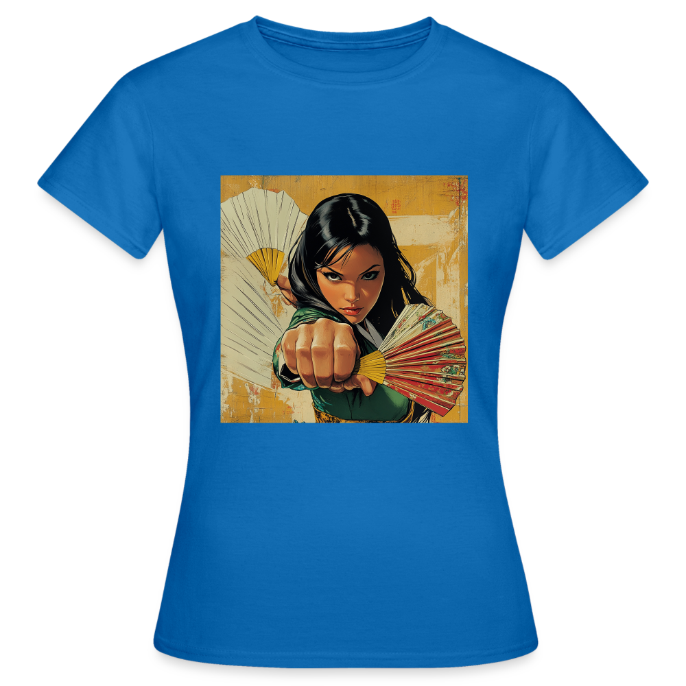 Blå Lotus , T-shirt dam - royalblå