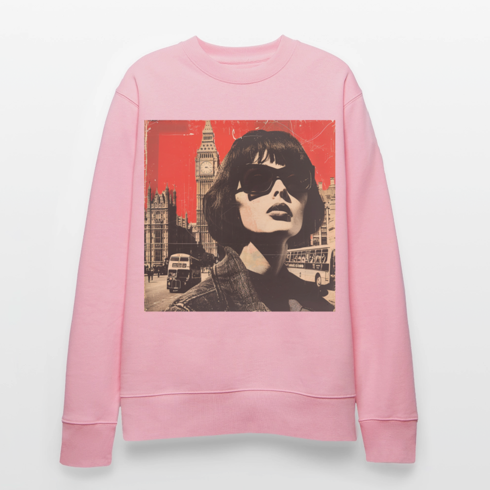 Revolt på Regent Street, Ekologisk sweatshirt CHANGER unisex från Stanley/Stella - ljusrosa