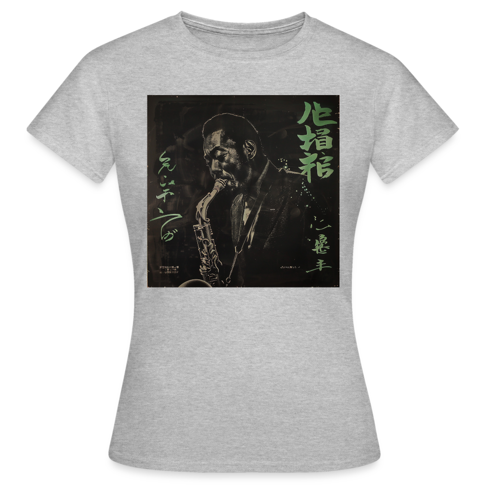 Nasi Goreng Prabowo 1972, T-shirt dam - gråmelerad