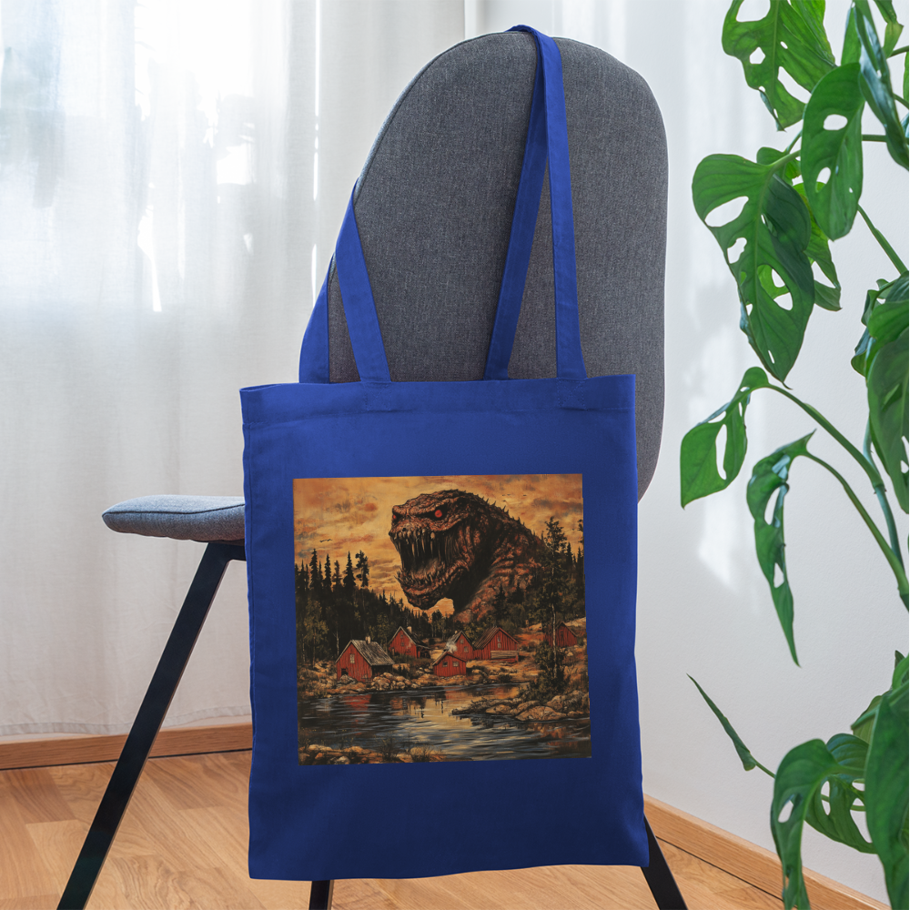 När Draken Vaknade vid Siljan, Tygväska - kungsblå