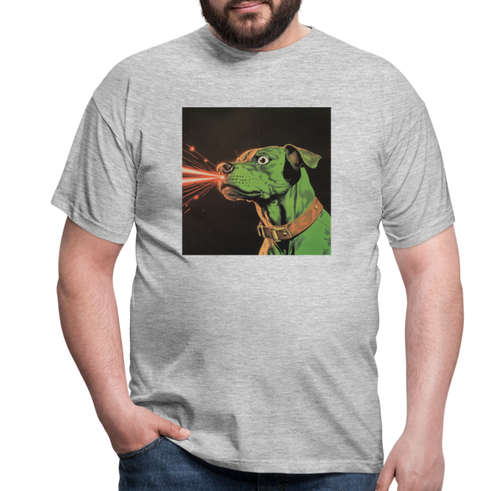 Strålhunden, T-shirt herr - gråmelerad