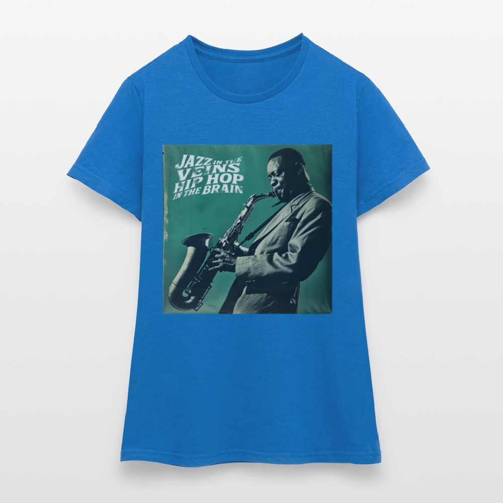 Groove in the Mind, T-shirt dam - royalblå