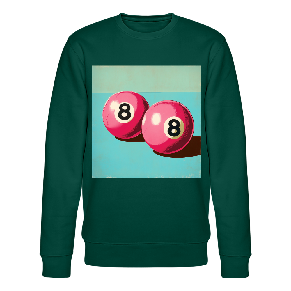 Rosa Rivaler, Ekologisk sweatshirt CHANGER unisex från Stanley/Stella - skogsgrön