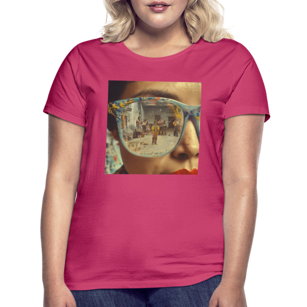 Reflektioner av Anderna, T-shirt dam - azalea
