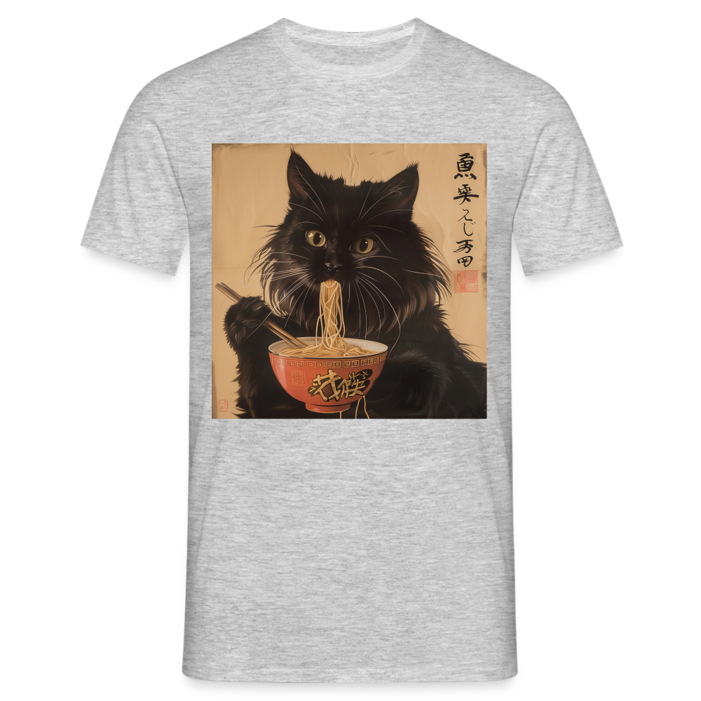 Kejsarens Katt och Ramens Hemlighet, T-shirt herr - gråmelerad