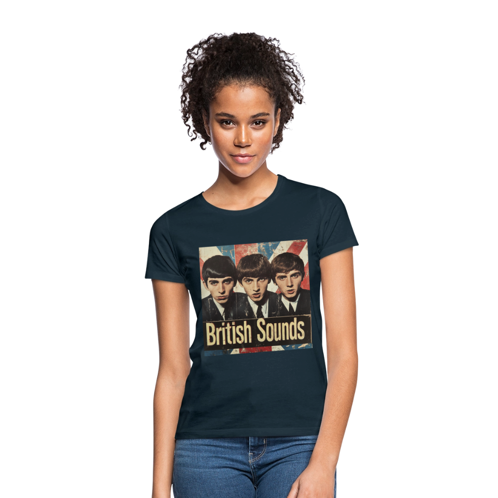 British sounds 1965, T-shirt dam - marinblå