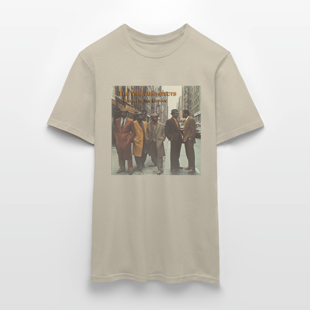 The Vibe Architects, T-shirt herr - sandbeige
