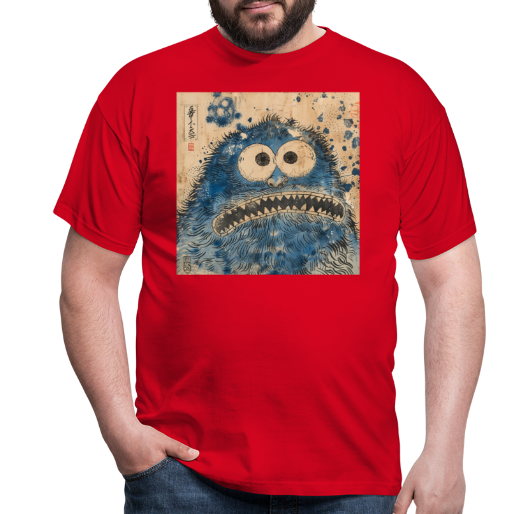 Uramiko ramlar i floden, T-shirt herr - röd